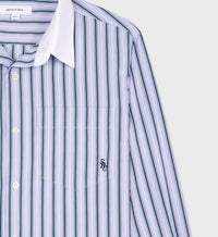 Chemise SRC oversize à rayures - Multicolor Stripes
