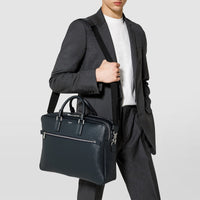 Double briefcase Evolution Navy NP - Navy Blue