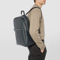 Sac à dos en cuir - Navy Blue