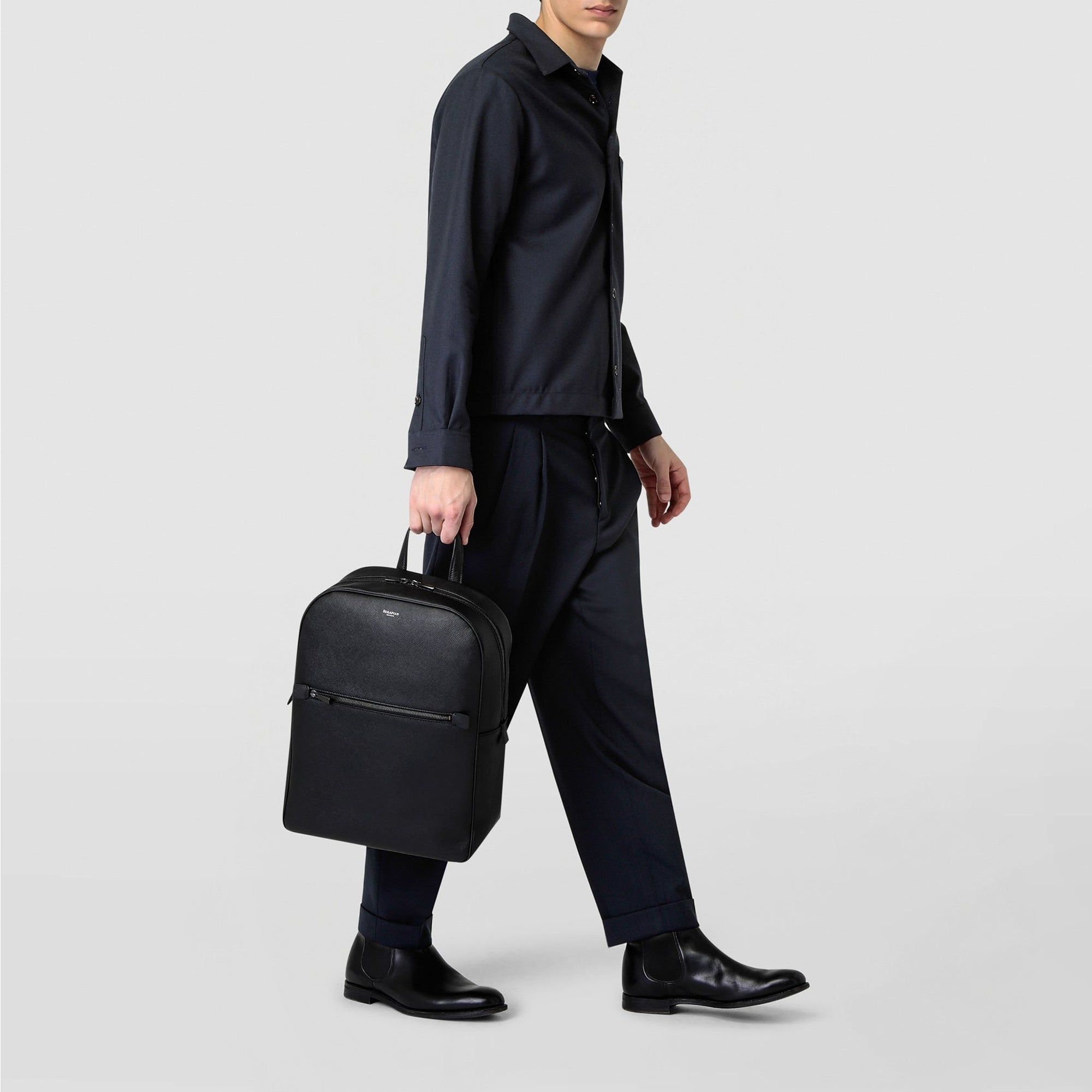 Sac à dos en cuir - Eclipse Black
