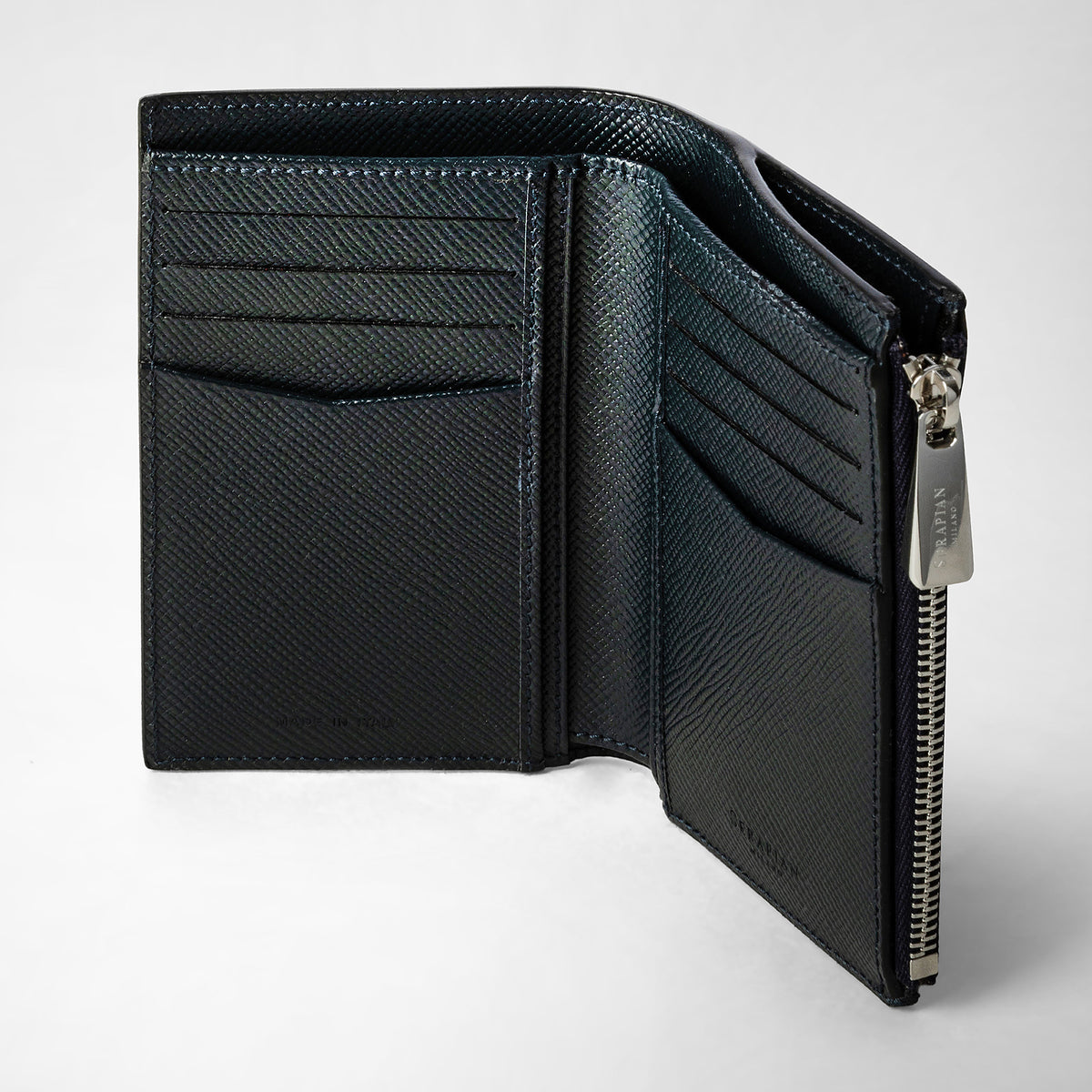 Vert billf w/zip Evolution Navy - Navy Blue
