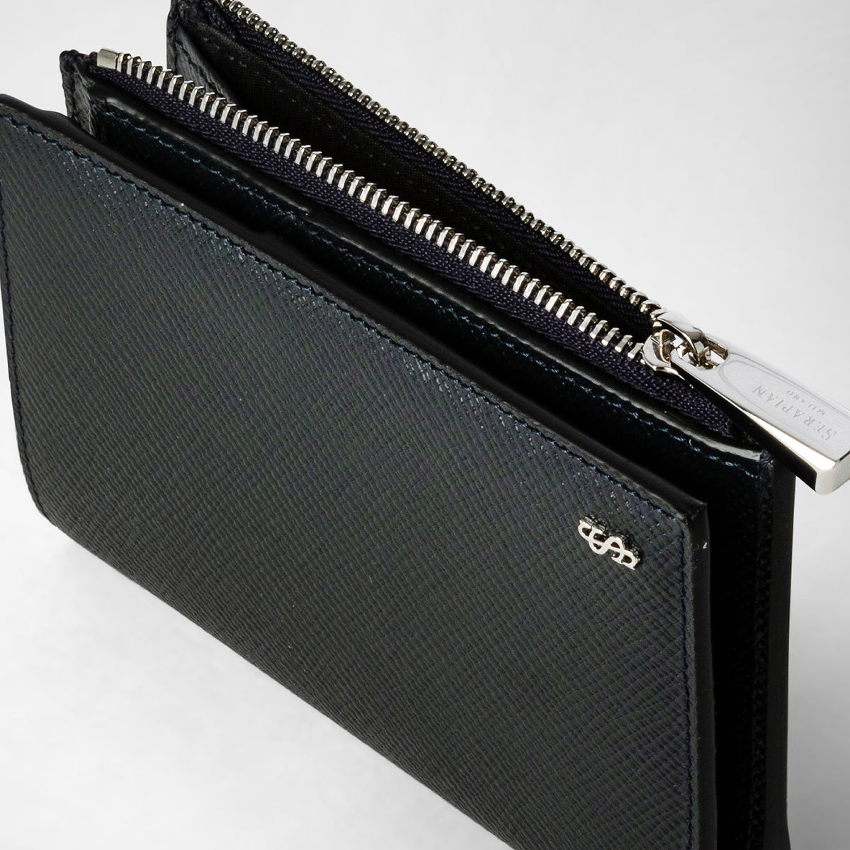Vert billf w/zip Evolution Navy - Navy Blue