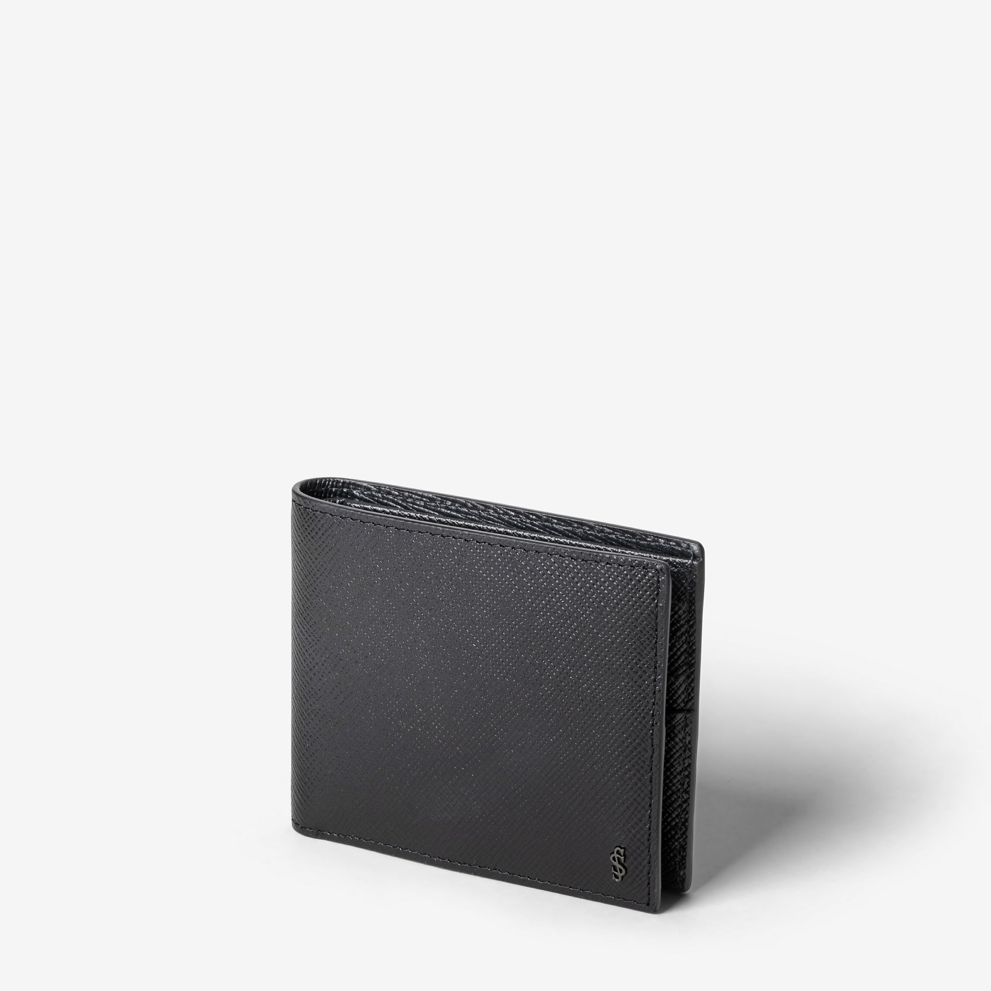 Portefeuille 8 cartes en cuir - Eclipse Black