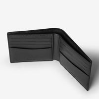 Portefeuille 8 cartes en cuir - Eclipse Black