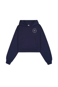 Sweatshirt court SRHWC - Bleu Marine & Blanc