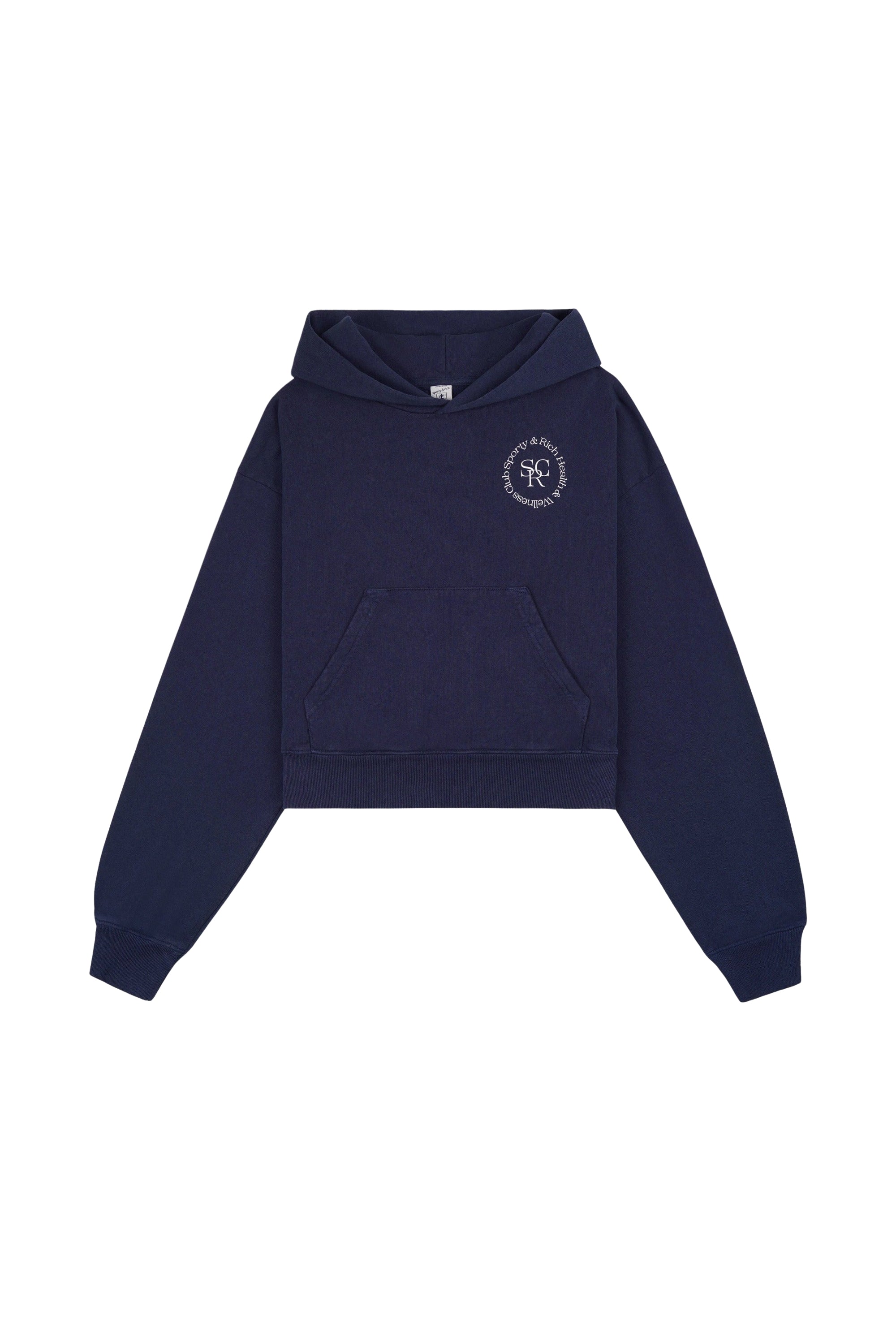 Sweatshirt court SRHWC - Bleu Marine & Blanc