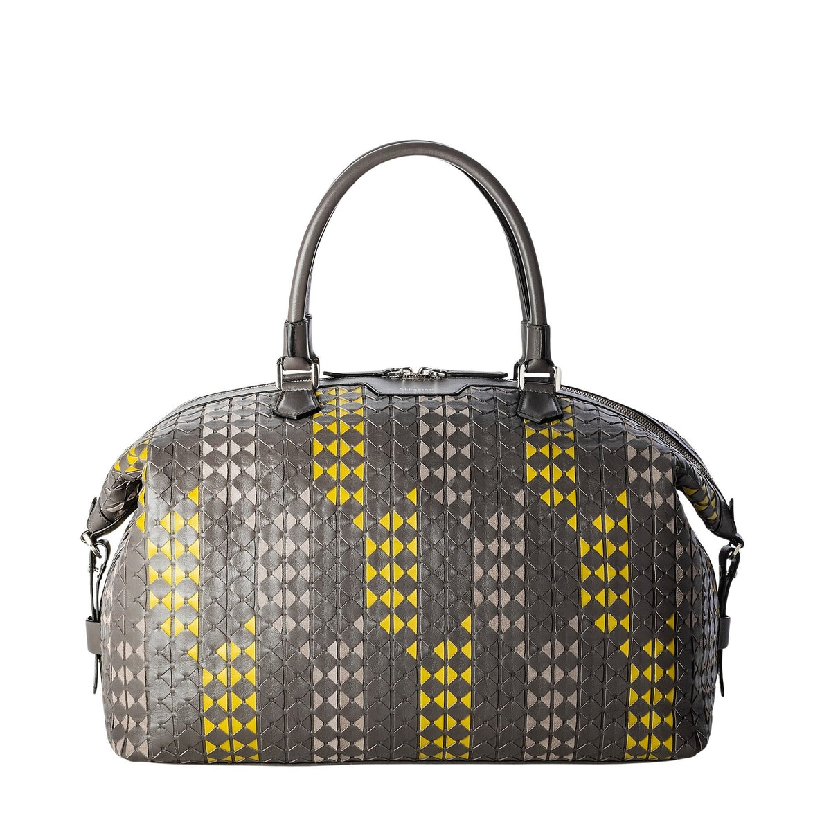 Sac de voyage en cuir - Geometrie Asphalt