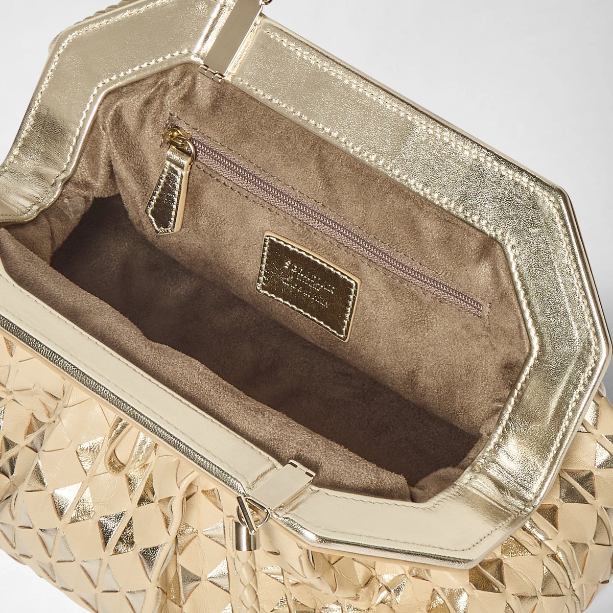 Secret clutch Mestieri d'Arte Golden Vanilla - Golden Vanilla