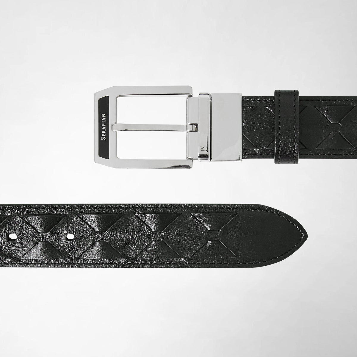 Belt 35mm S Mosaico Black - Black