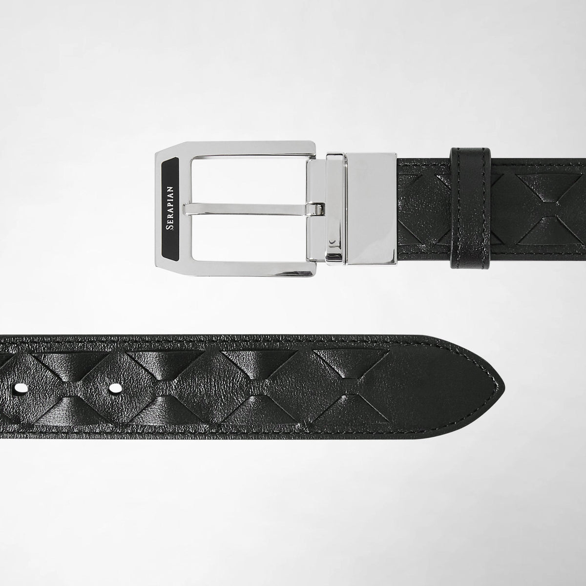 Leather belt - Black