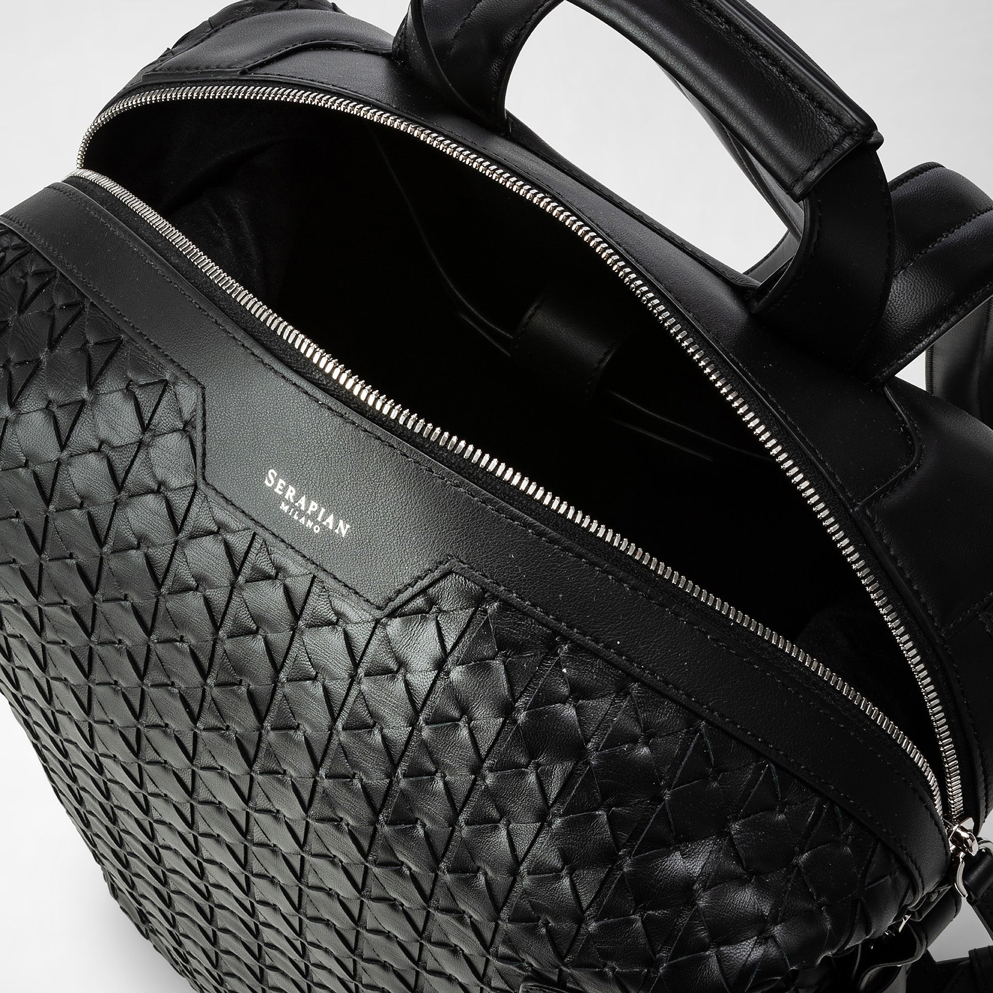 Sac à dos en cuir Mosaico - Black