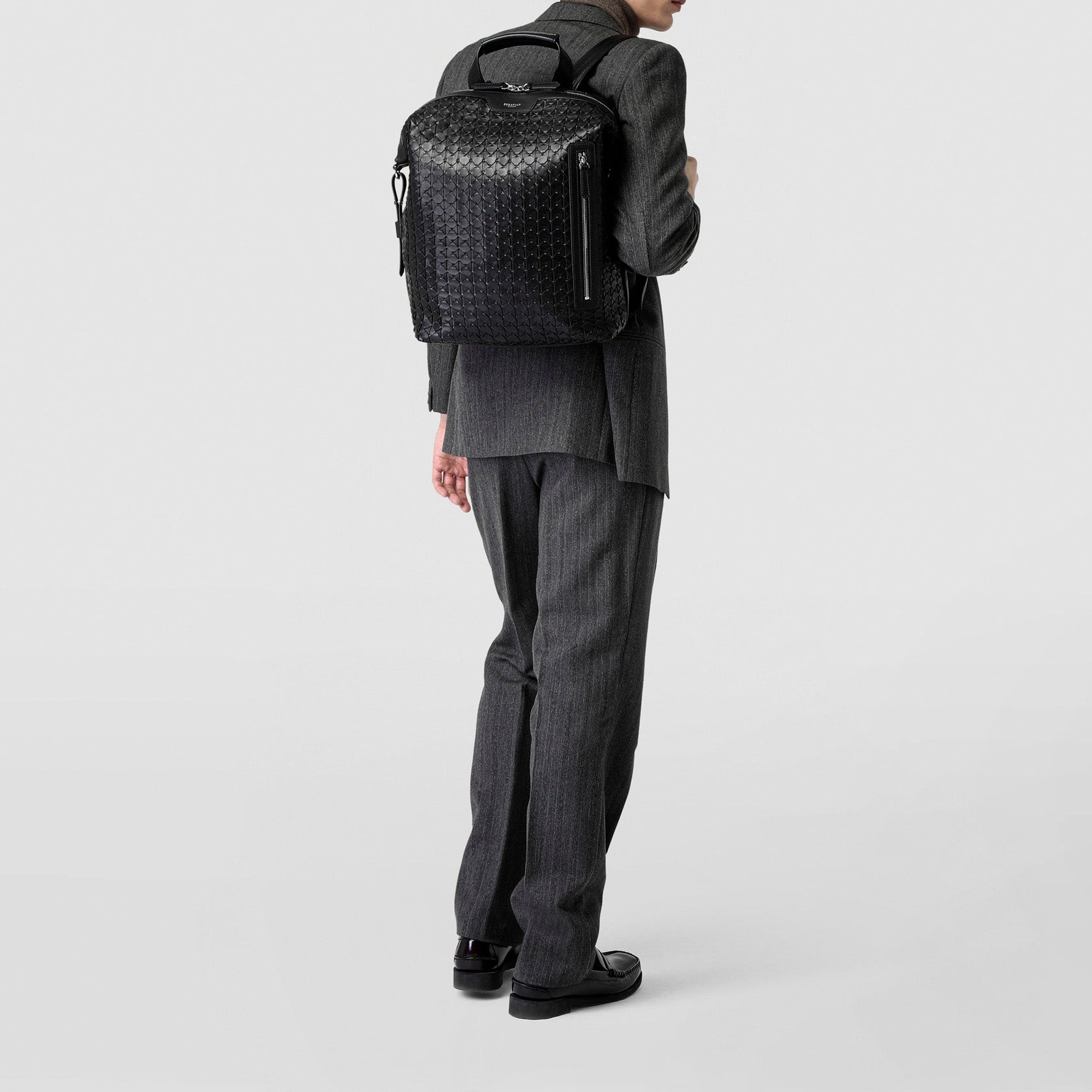 Sac à dos en cuir Mosaico - Black