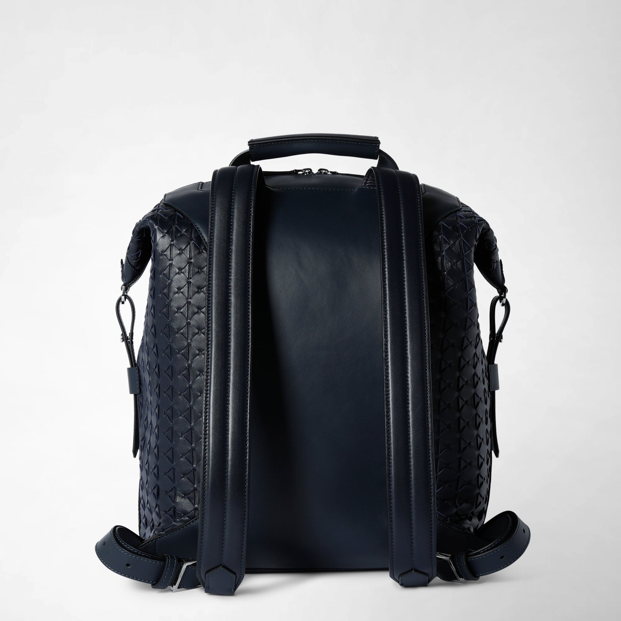 Sac à dos en cuir Mosaico - Navy Blue