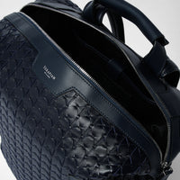 Sac à dos en cuir Mosaico - Navy Blue