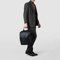 Sac à dos en cuir Mosaico - Navy Blue