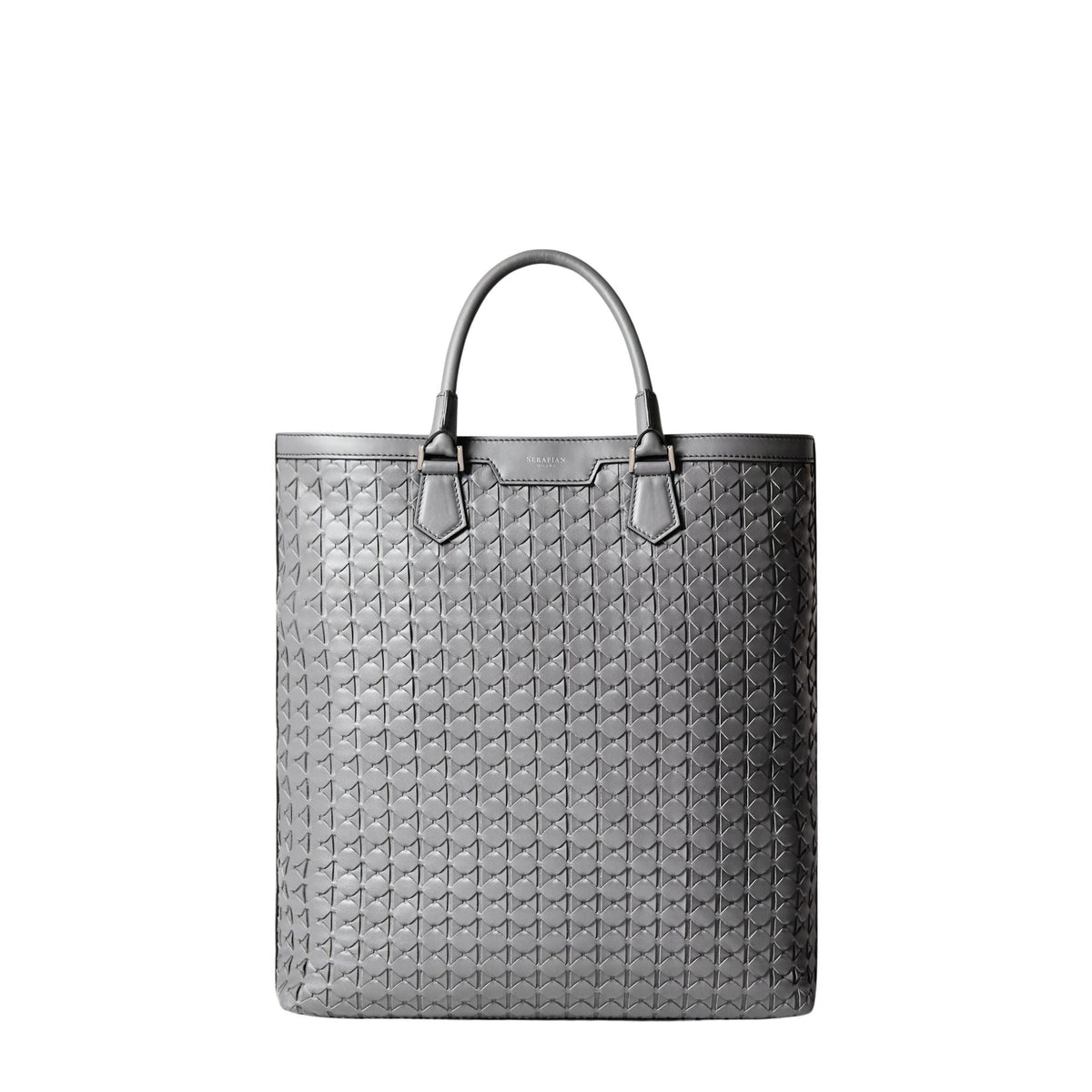 N/S soft tote Mosaico Shadow - Shadow