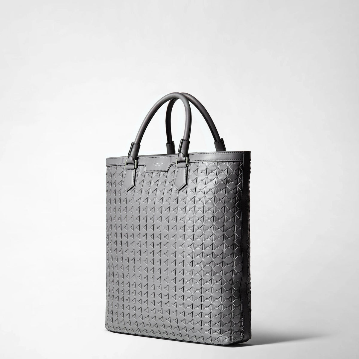 N/S soft tote Mosaico Shadow - Shadow