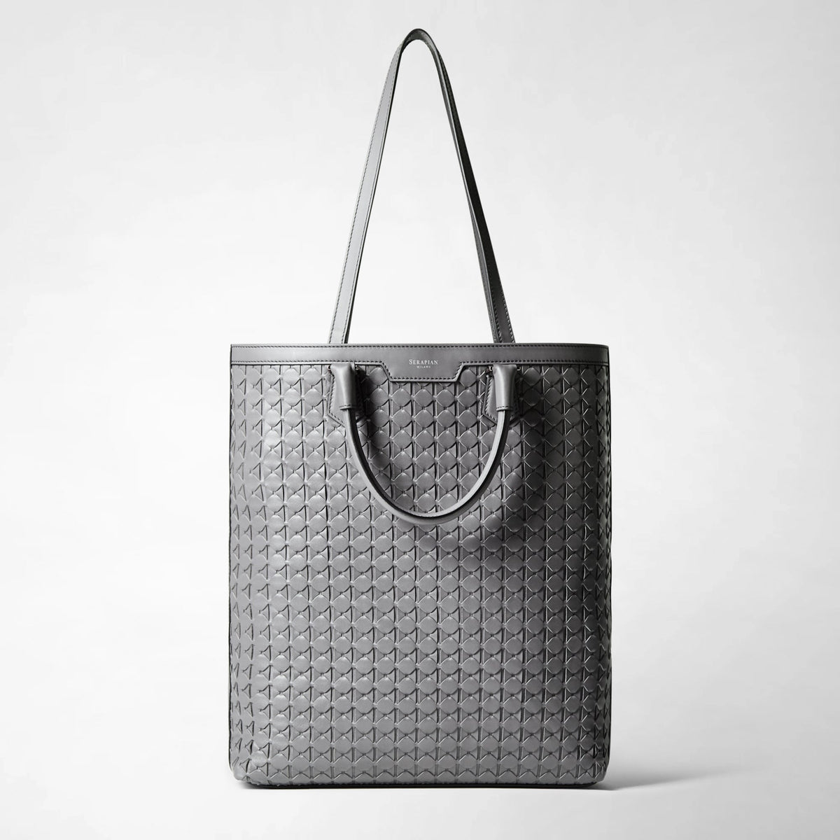 N/S soft tote Mosaico Shadow - Shadow