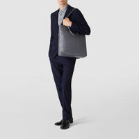 N/S soft tote Mosaico Shadow - Shadow