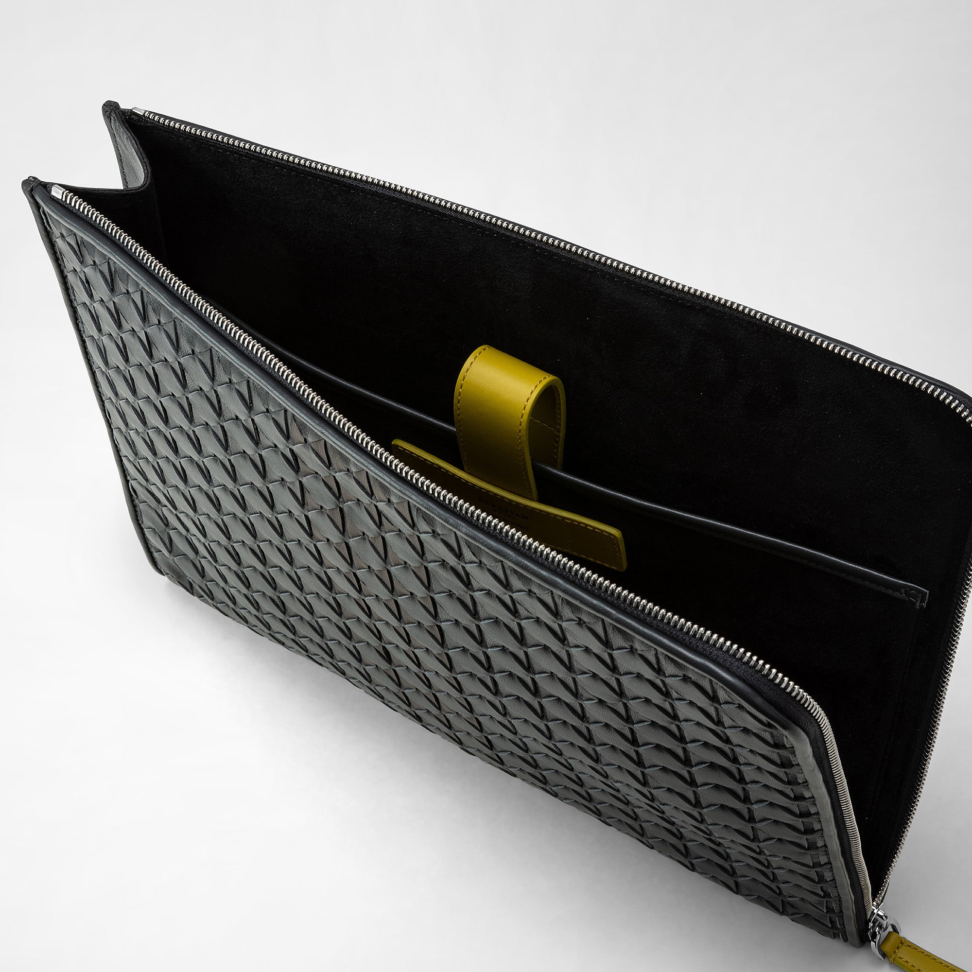 Porte-documents en cuir Mosaico - Anthracite