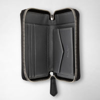 Mini zip wallet Mosaico Black/Asphalt - Black & Asphalt