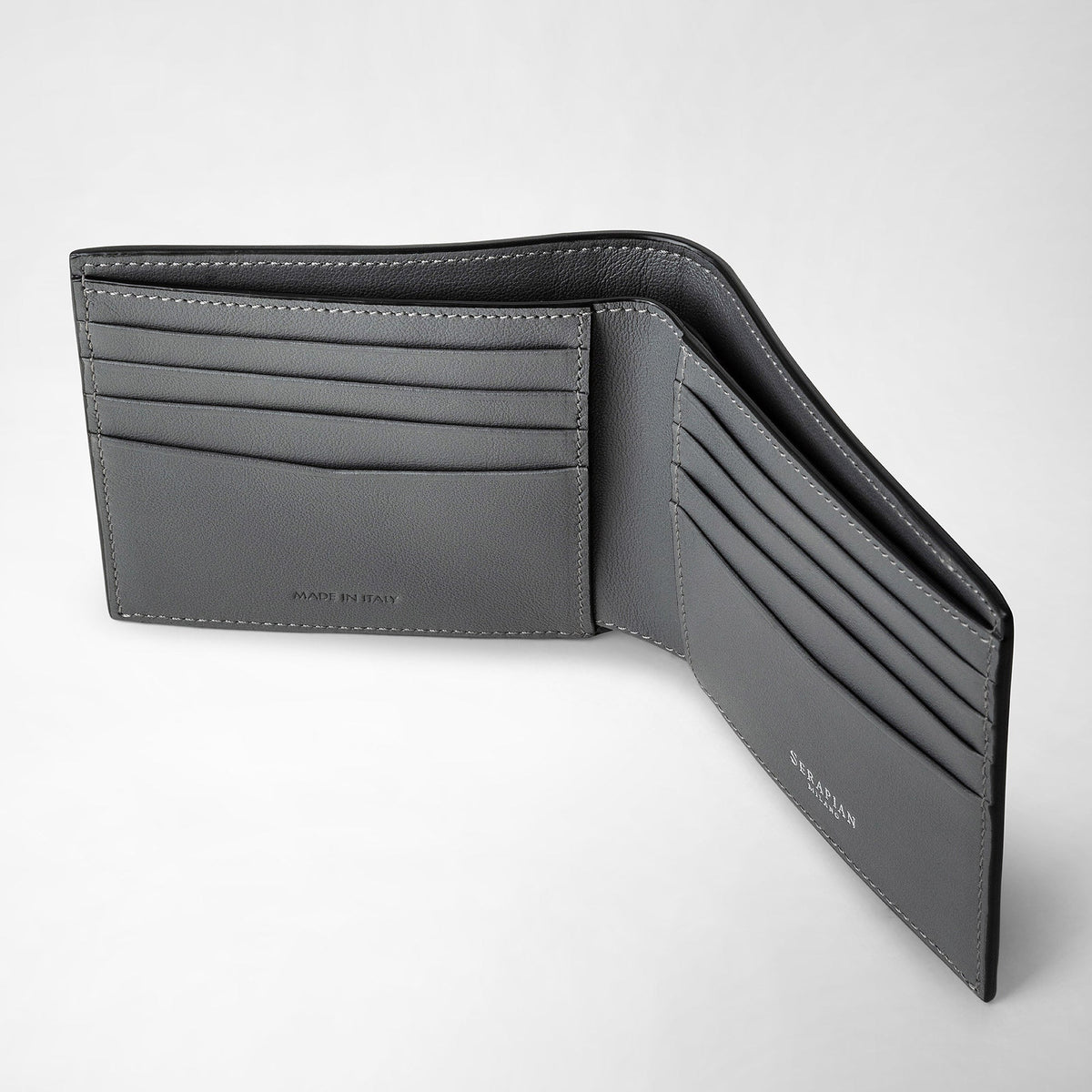 Billfold 8cc Mosaico Black/Asphalt - Black & Asphalt