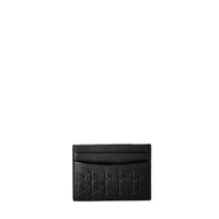 Porte-cartes 4 fentes en cuir Mosaico - Black