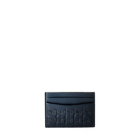 Porte-cartes 4 fentes en cuir Mosaico - Navy Blue