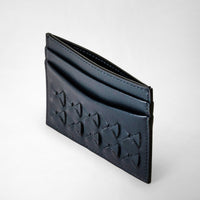 Porte-cartes 4 fentes en cuir Mosaico - Navy Blue