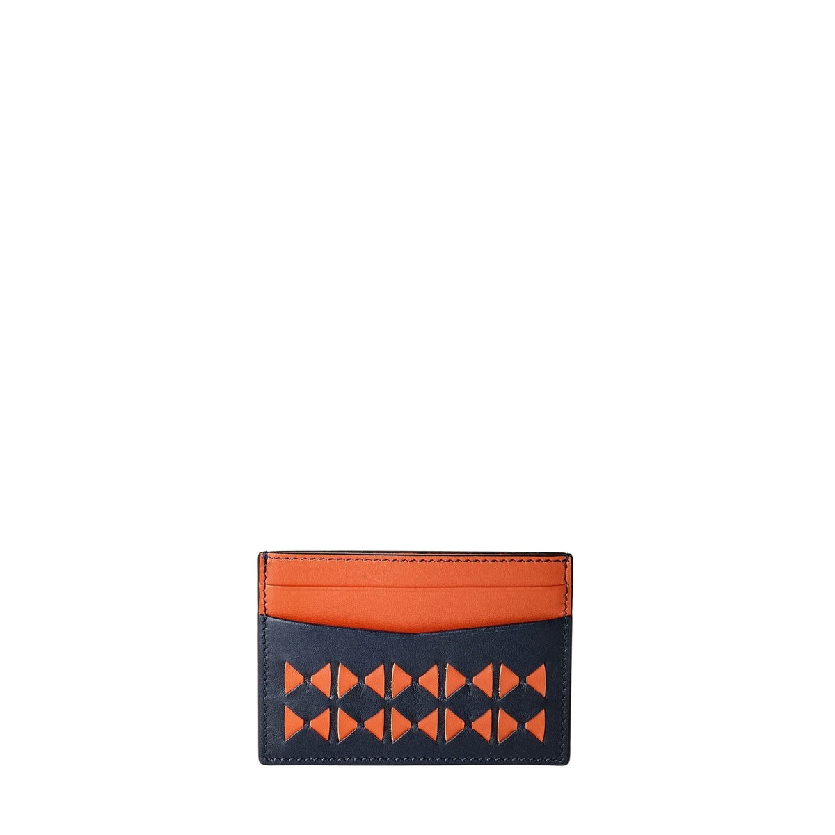 Card case 4cc Mosaico Navy/Orange - Blue Navy & Orange