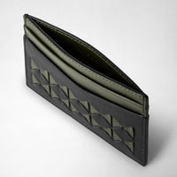 Card case 4cc Mosaico Eclipse/Moss - Black & Green