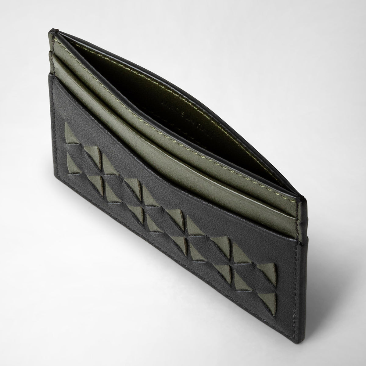 Card case 4cc Mosaico Eclipse/Moss - Black & Green