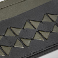 Card case 4cc Mosaico Eclipse/Moss - Black & Green