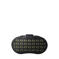 Étui à lunettes en cuir tressé Mosaico - Eclipse Black & Moss Green