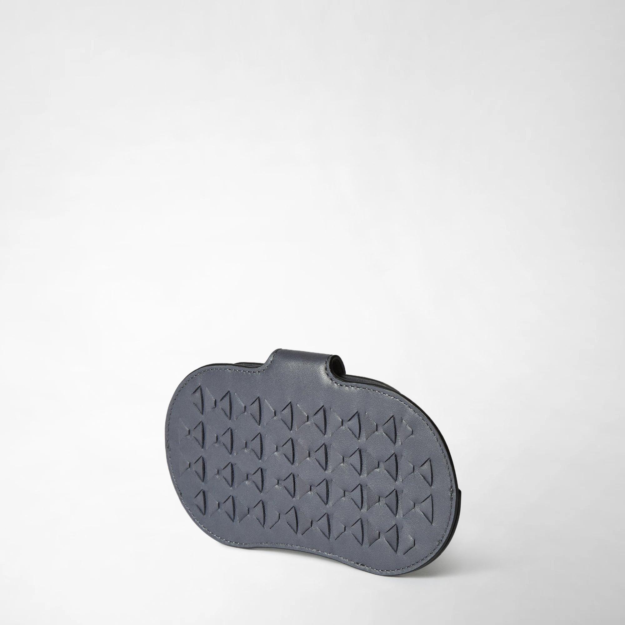 Mosaico woven leather glasses case - Avio Blue