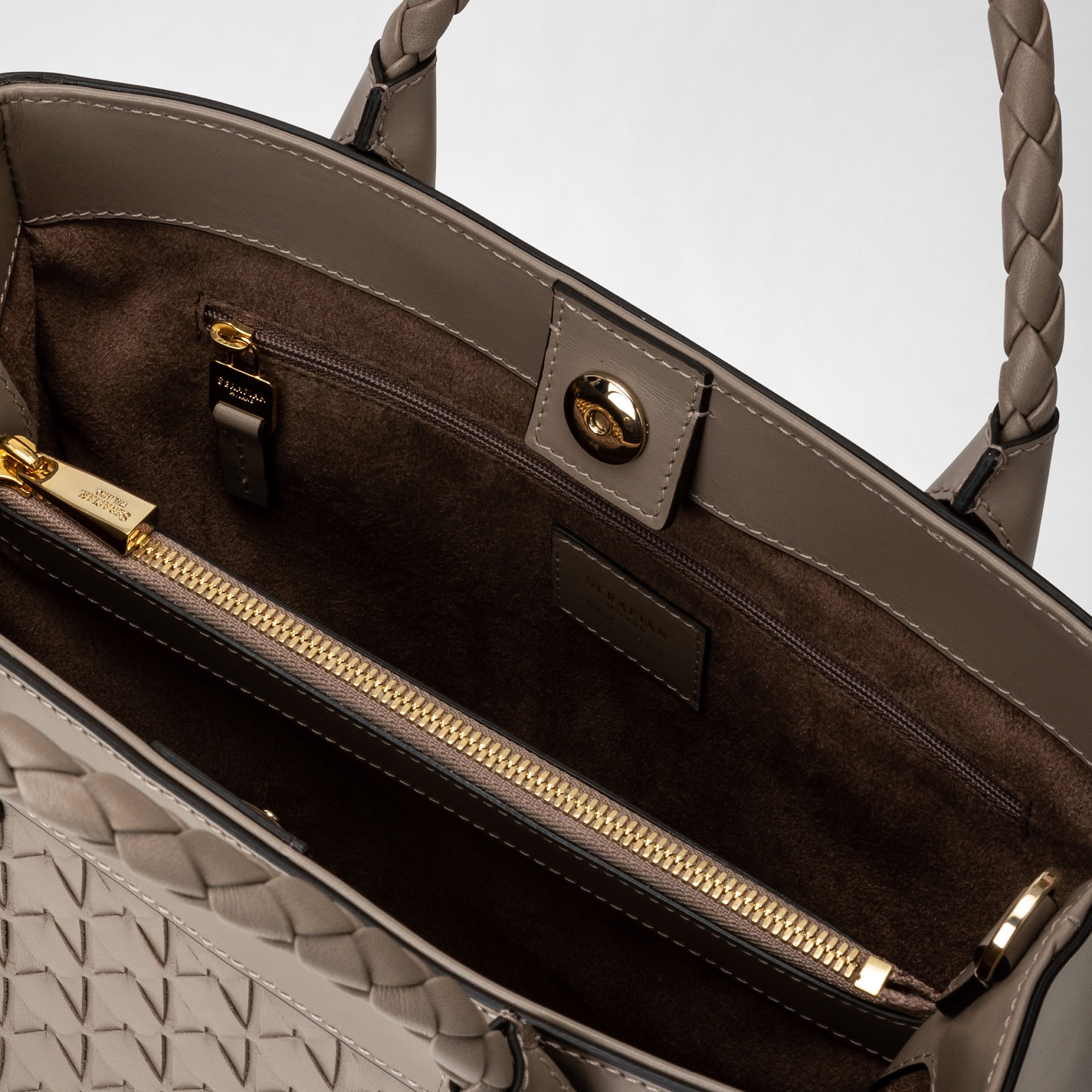 Petit sac Lorelei en cuir Mosaico - Sahara