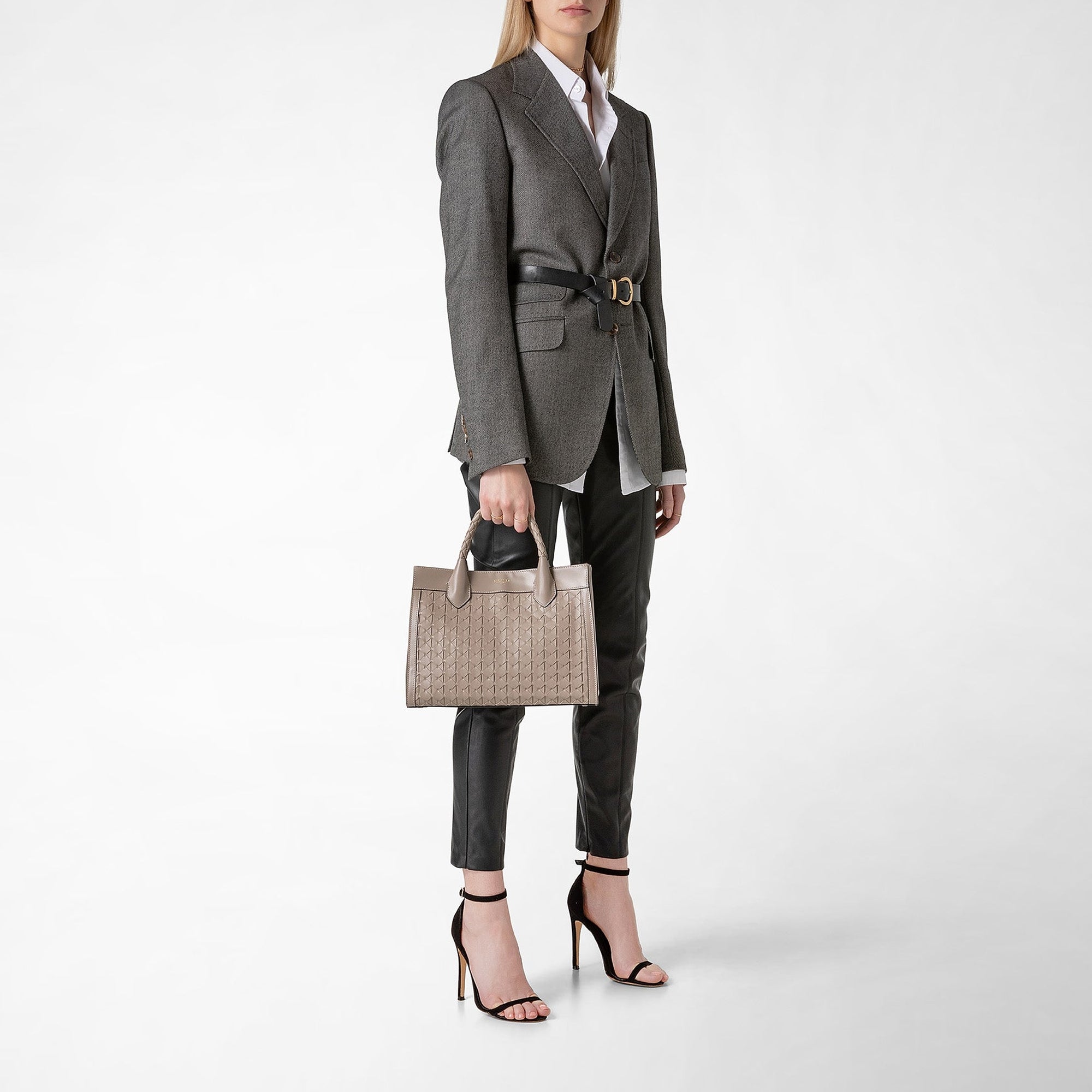 Petit sac Lorelei en cuir Mosaico - Sahara
