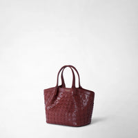 Mini sac Secret en cuir Mosaico - Rosewood