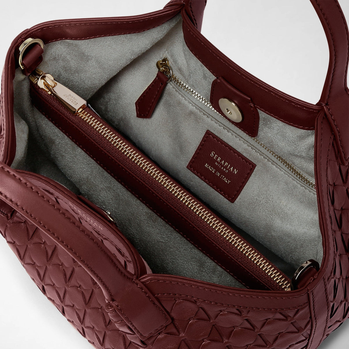 Mini Secret bag Mosaico Rosewood - Rosewood