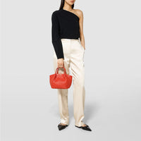 Mini sac Secret en cuir Mosaico - Corail