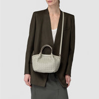 Secret mini bag in Mosaico leather - Fresh