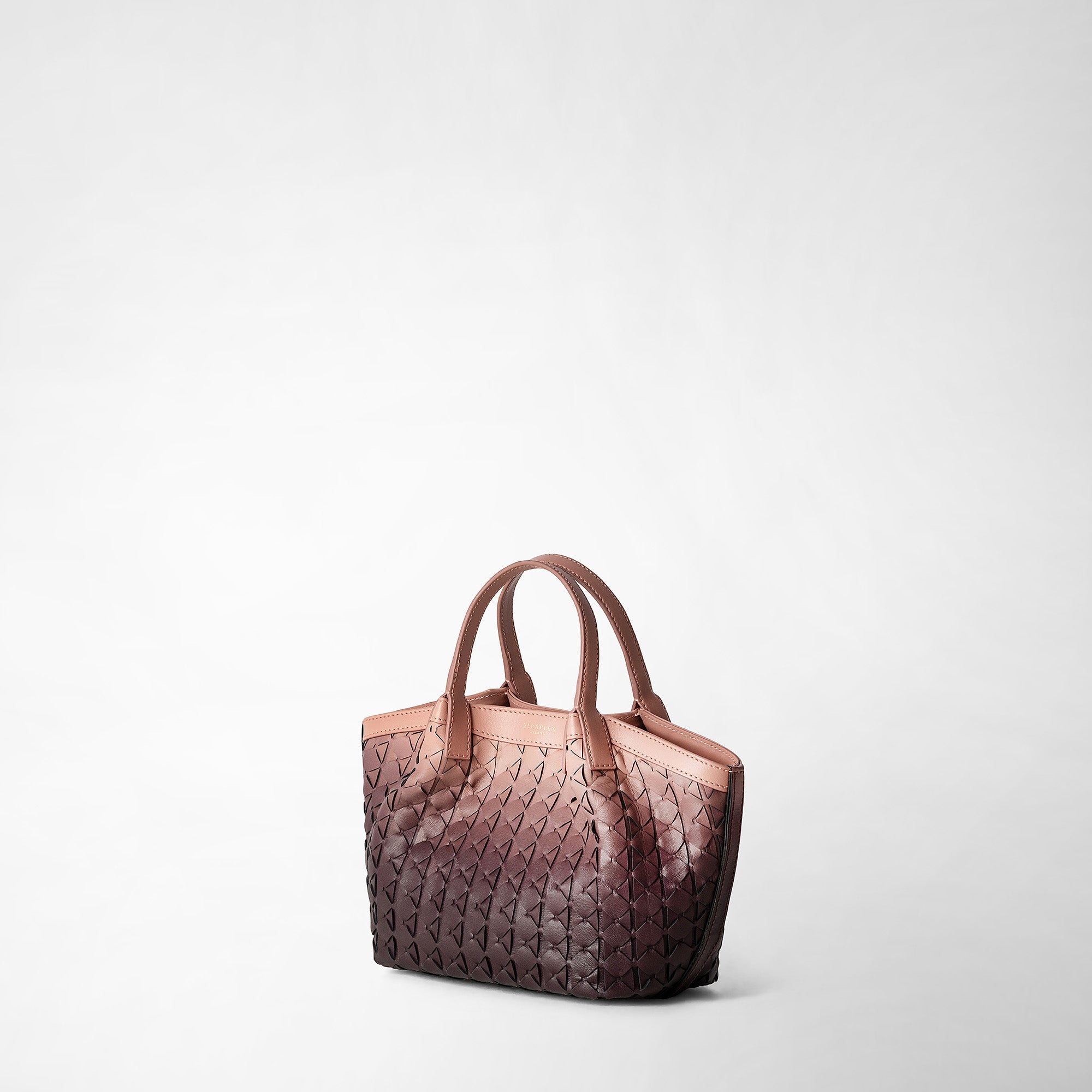 Mini sac Secret en cuir Mosaico - Shaded Plum