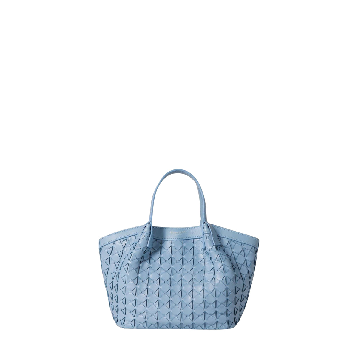 Mini sac Secret Mosaico en cuir - Cornflower