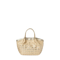 Secret Mestieri d'Arte Mosaico mini leather bag - Golden Vanilla