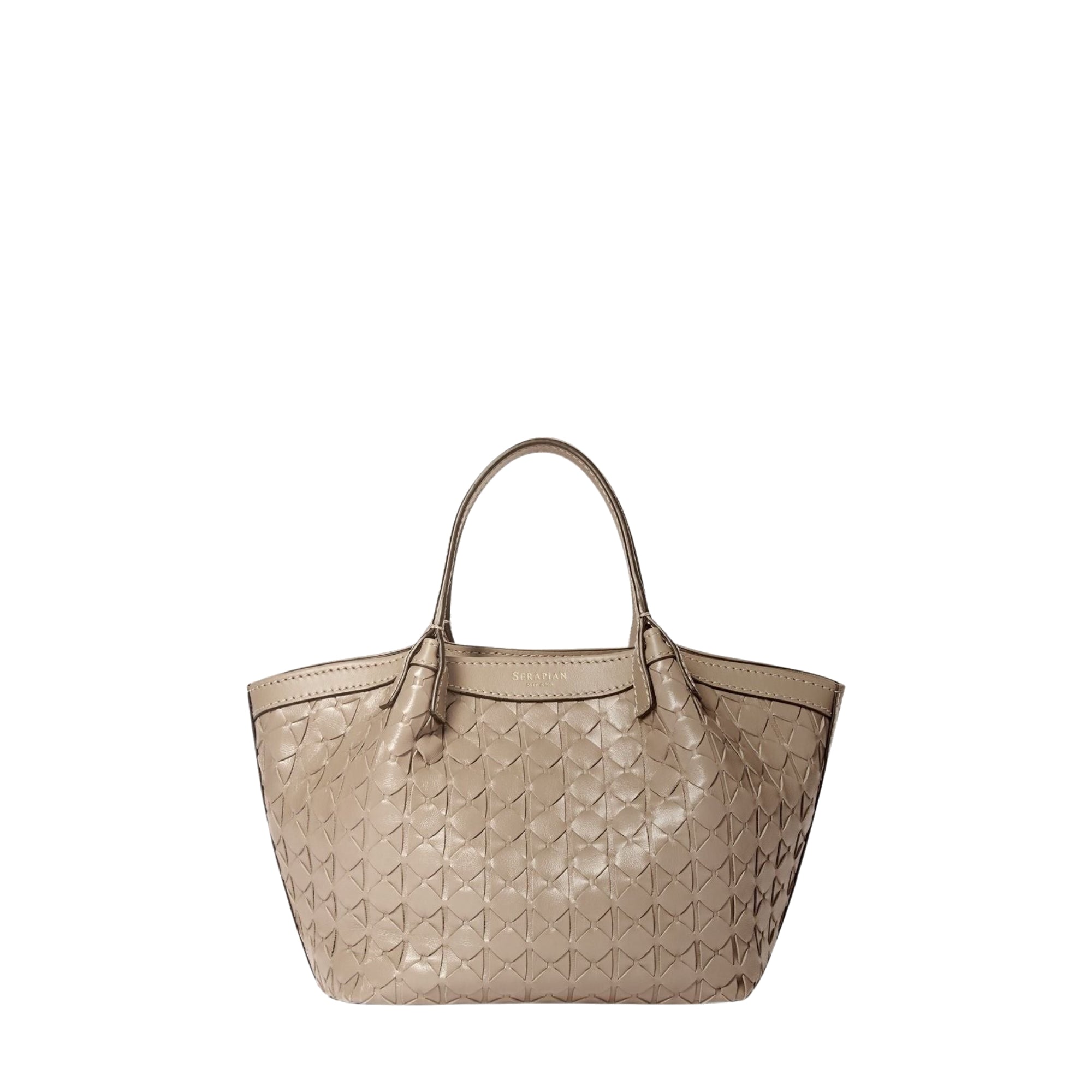 Mini sac Secret en cuir Mosaico - Sahara