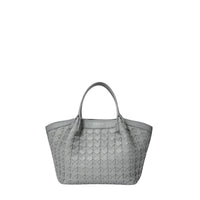 Secret mini bag in Mosaico leather - Cement