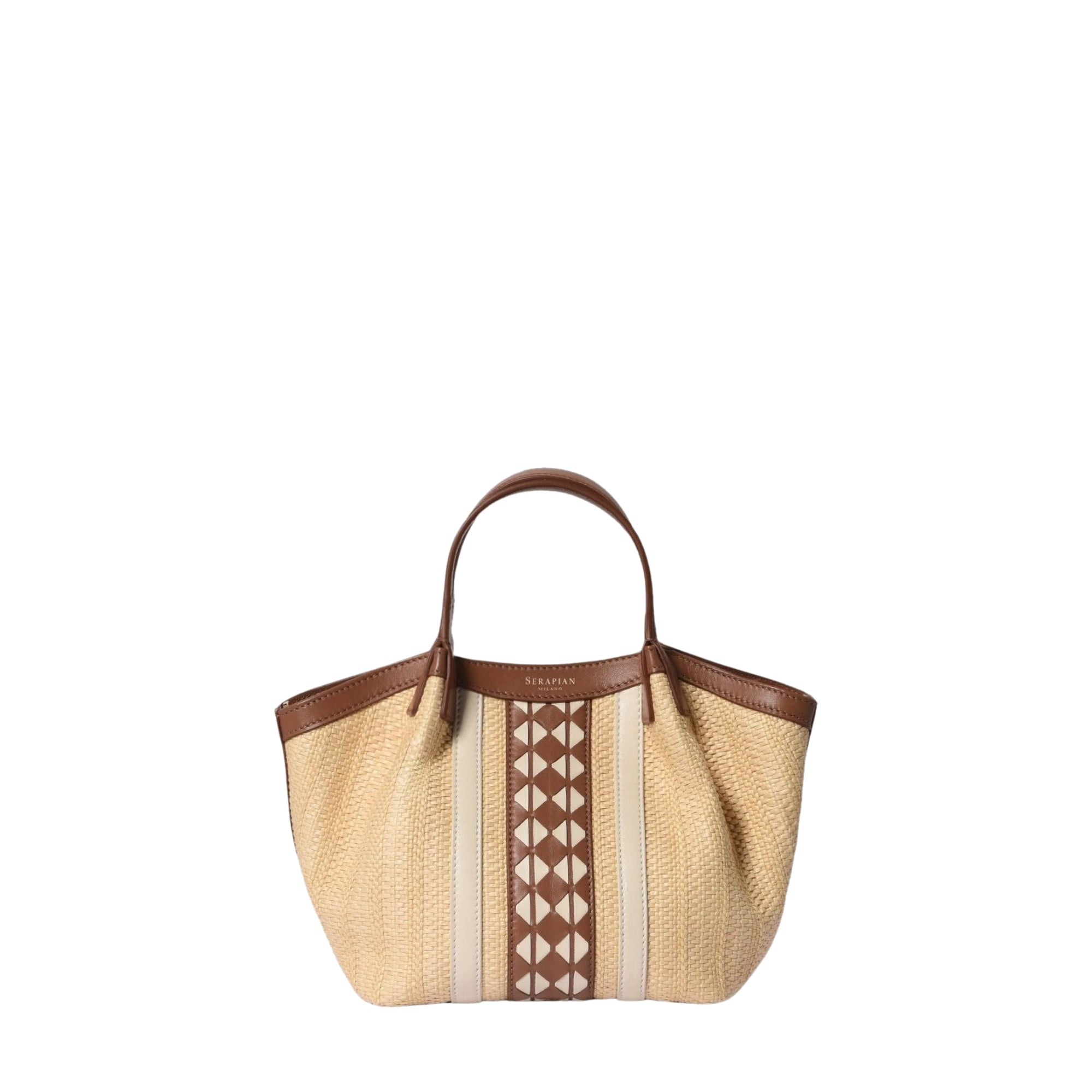 Mini sac Secret en raphia - Natural