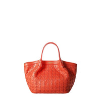 Mini sac Secret en cuir Mosaico - Corail