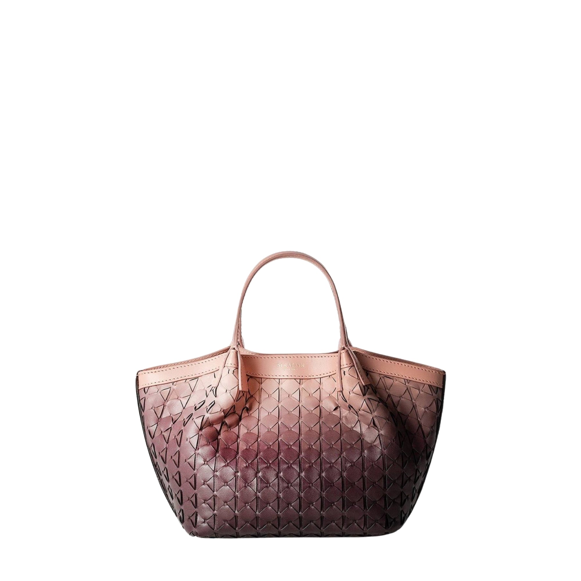 Mini sac Secret en cuir Mosaico - Shaded Plum