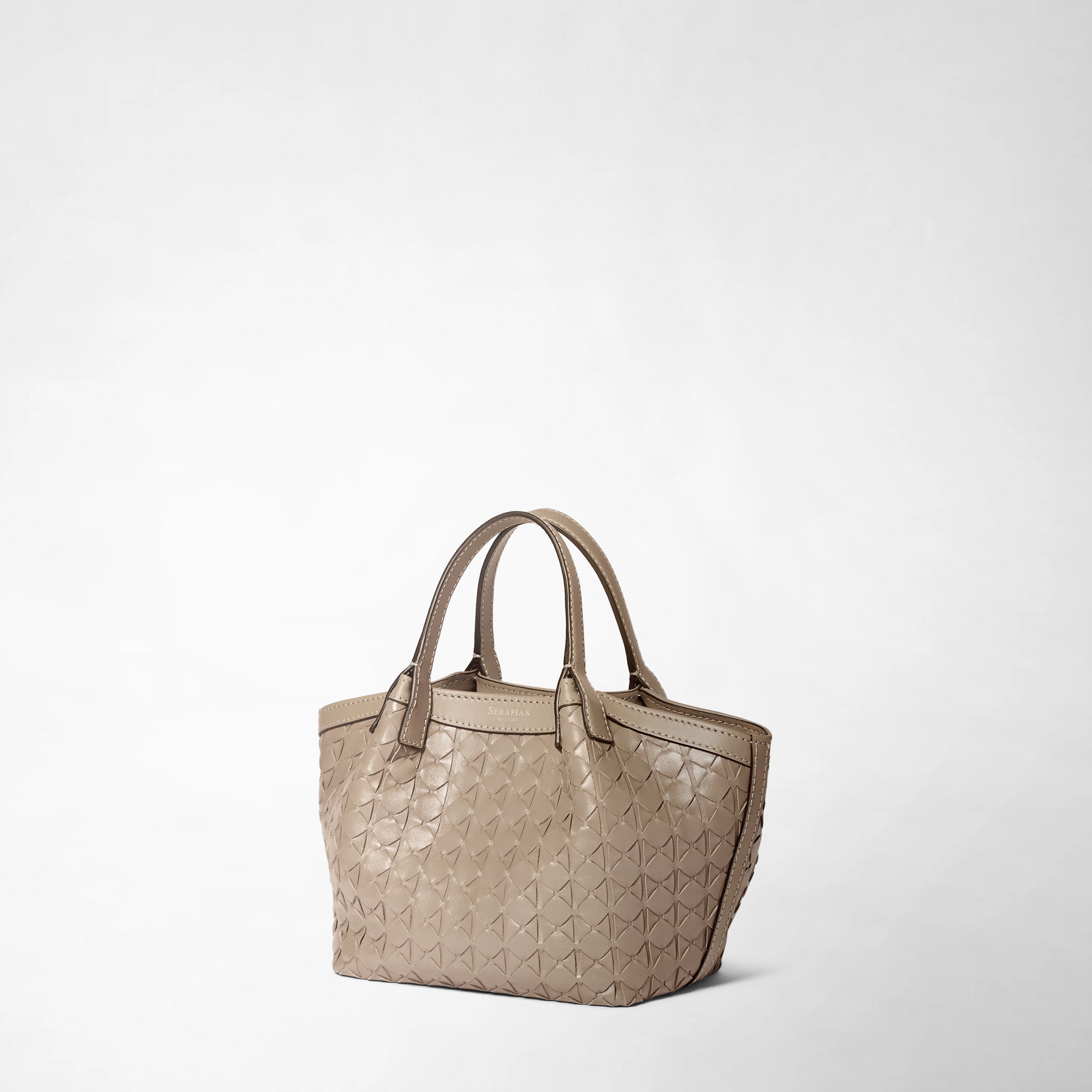 Mini sac Secret en cuir Mosaico - Sahara